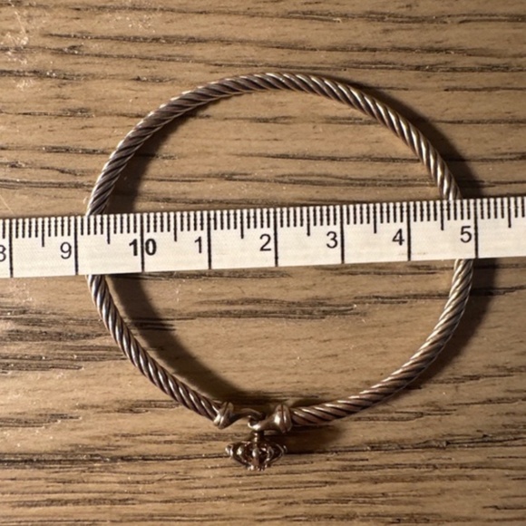 David Yurman silver bracelet Starburst with diamonds - Picture 11 of 15